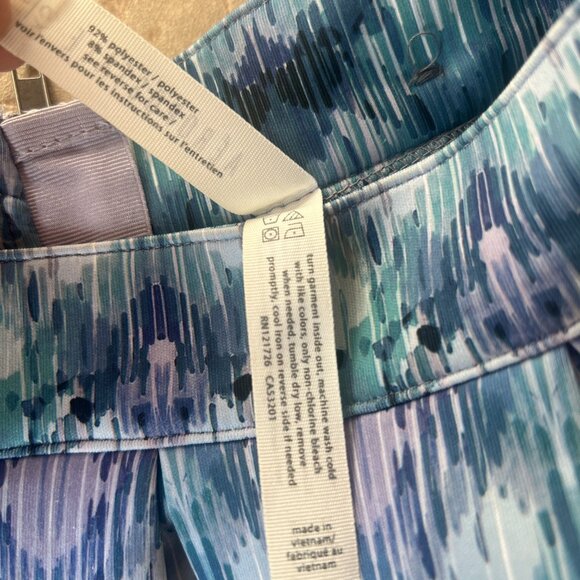 Aeropostale Blue Patterned Mini Skirt | Size XS - Picture 7 of 9